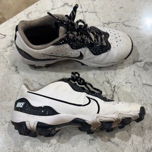 Nike Kids White and Black Sneakers